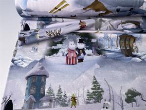 Bomuldsjersey - winter wonder moominvally 