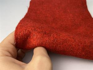 Møbeluld - flot vævning i rød