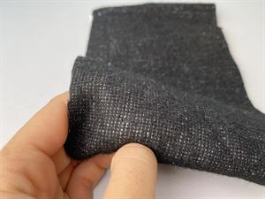 Møbeluld - flot vævning i sort