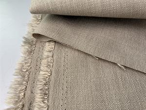 Gardinstof - beige i hør look