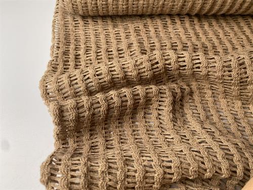 Crochet look - netstof i muldvarp