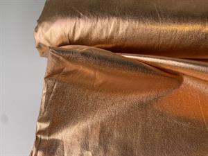 Fastvævet bomuld - copper metallic foil