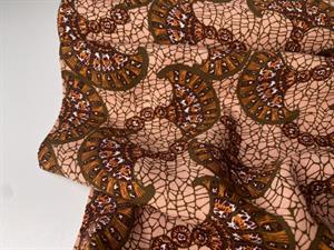 Fastvævet viscose - bali mosaik nude