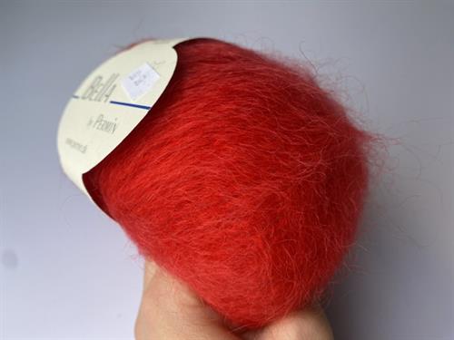 Bella by permin kid mohair - lækker rød