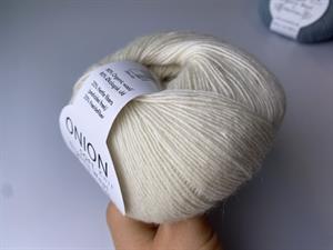 Onion knit - økologisk uld med nældefiber, offwhite
