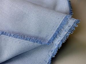 Oxford bomuld - klassisk lyseblå meleret 