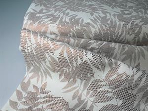 Twill - lys bund med foil bladprint