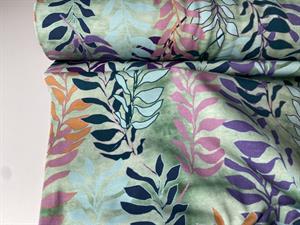 Bomuldsjersey - botanical breeze