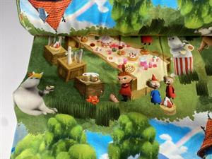 Bomuldsjersey - moomin and cake party
