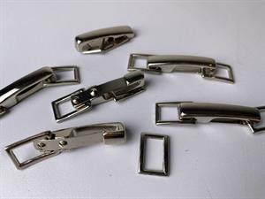 Lukkesystem - sølv og blank