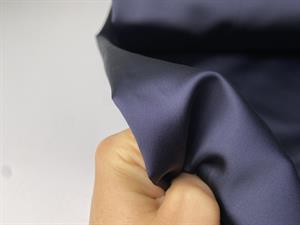 Heavy satin - mørk navyblå