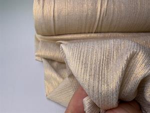 Guld jersey - crinkle, guld og drøn flot