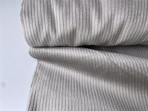 Fastvævet fløjl med stræk - greyish