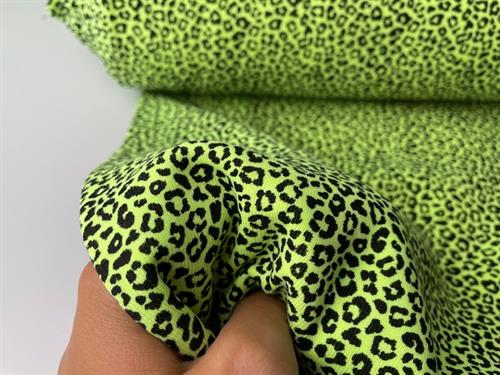 Isoli - neongrøn med sort leopard print
