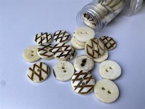 Naturknap - ca. 16 mm