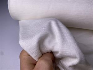 Speciel jersey - offwhite og fed struktur