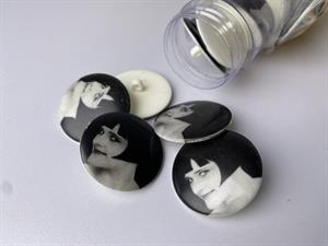 Knap - fashion girl, ca. 30mm