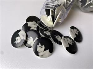 Knap - fashion girl, ca. 23 mm