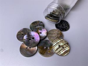 Perlemorsknap - deluxe, ca. 25 mm