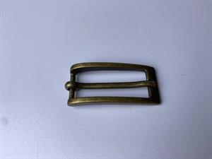 Bæltespænde - antik messing, 44 mm