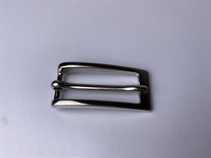 Bæltespænde - sølv look, 44 mm