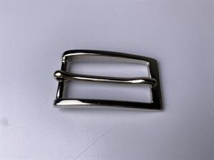 Bæltespænde - sølv look, 45 mm