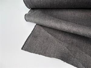 Fastvævet hør - dark shades of grey