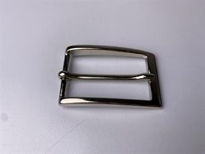 Bæltespænde - sølv look, 49 mm