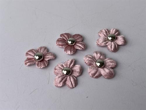 Blomst - sød lille blomst i lyserød, 5 stk.