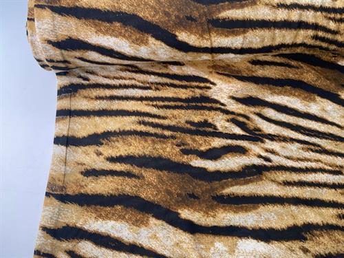 Viscosejersey - lækker tiger print 
