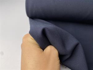 Gabardine - krølfri buksestof i mørk navyblå