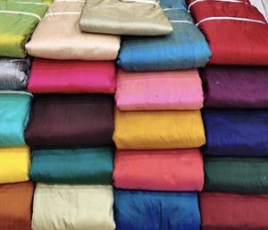 Parti på thai silke - farvekort FÅ FØRST BESKED