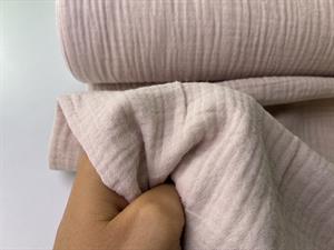 Dobbelt gauze - baby pink melange