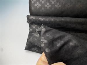 Bengalin lignende buksestof - suede look med blomster