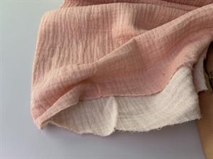 Dobbelt gauze - rose melange