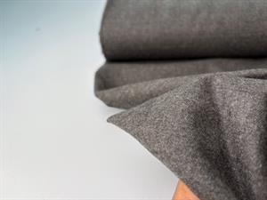 Beklædningsuld - flannel i grey melange