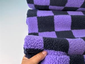 Teddybear - checks navy/purple