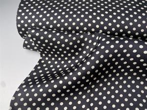 Fastvævet viscose - polka dots & stripes