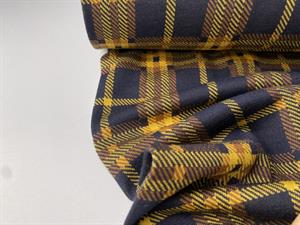 Vinterjersey - warm yellow checks