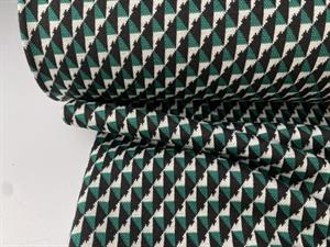 Vinterjersey - fine motiver i grøn