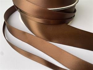 Satinbånd - chokoladebrun, 38 mm