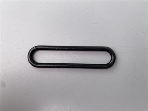 Ring - sort metal, 6,7 cm