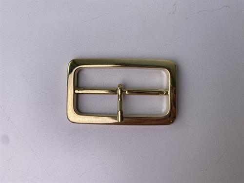 Bæltespænde - guld look, 49 mm
