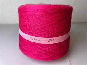 Transilana ultratynd følgetråd - 100% uld til vanvittig pris, pink