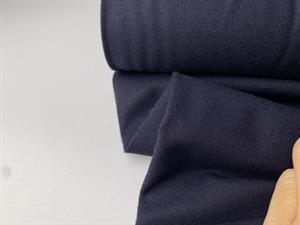 Buksestof - marineblå og lidt lodden