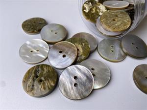 Perlemorsknap - deluxe, 28 mm