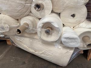 Pakke med 10 meter offwhite / hvid jersey - uspecificeret