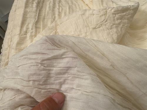 Pakke med 10 meter jersey - crepet polyester