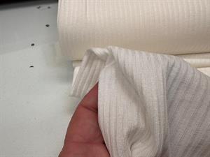 Pakke med 10 meter jersey - rillet viscosejersey, offwhite