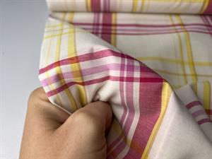 Fastvævet bomuld - lækre garnfarvede striber no. 1